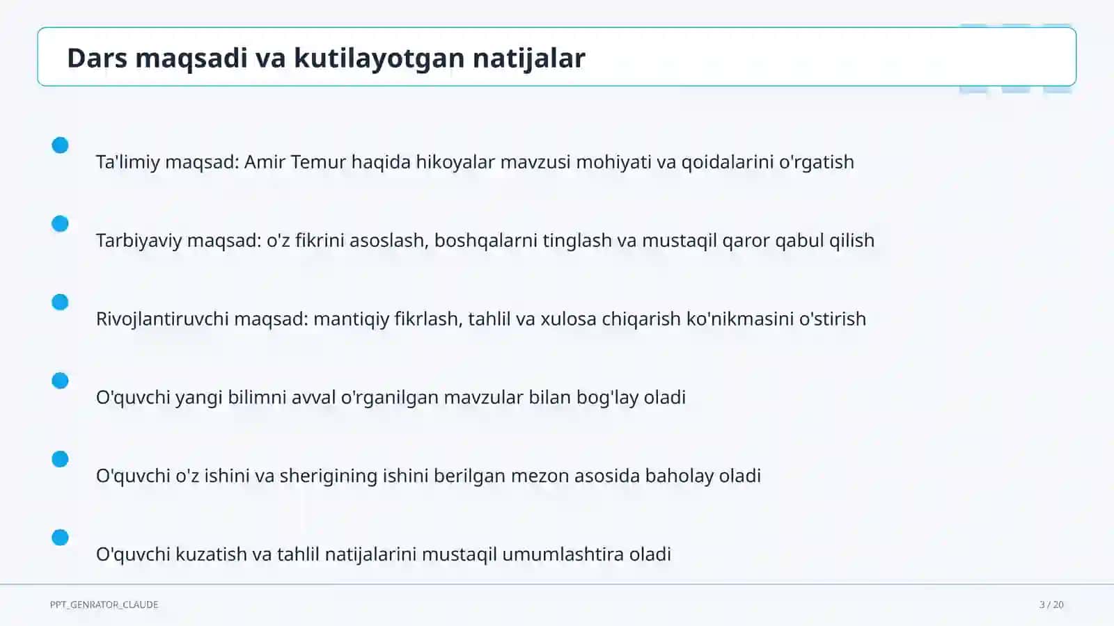 Amir Temur haqida hikoyalar (5-sinf) 3