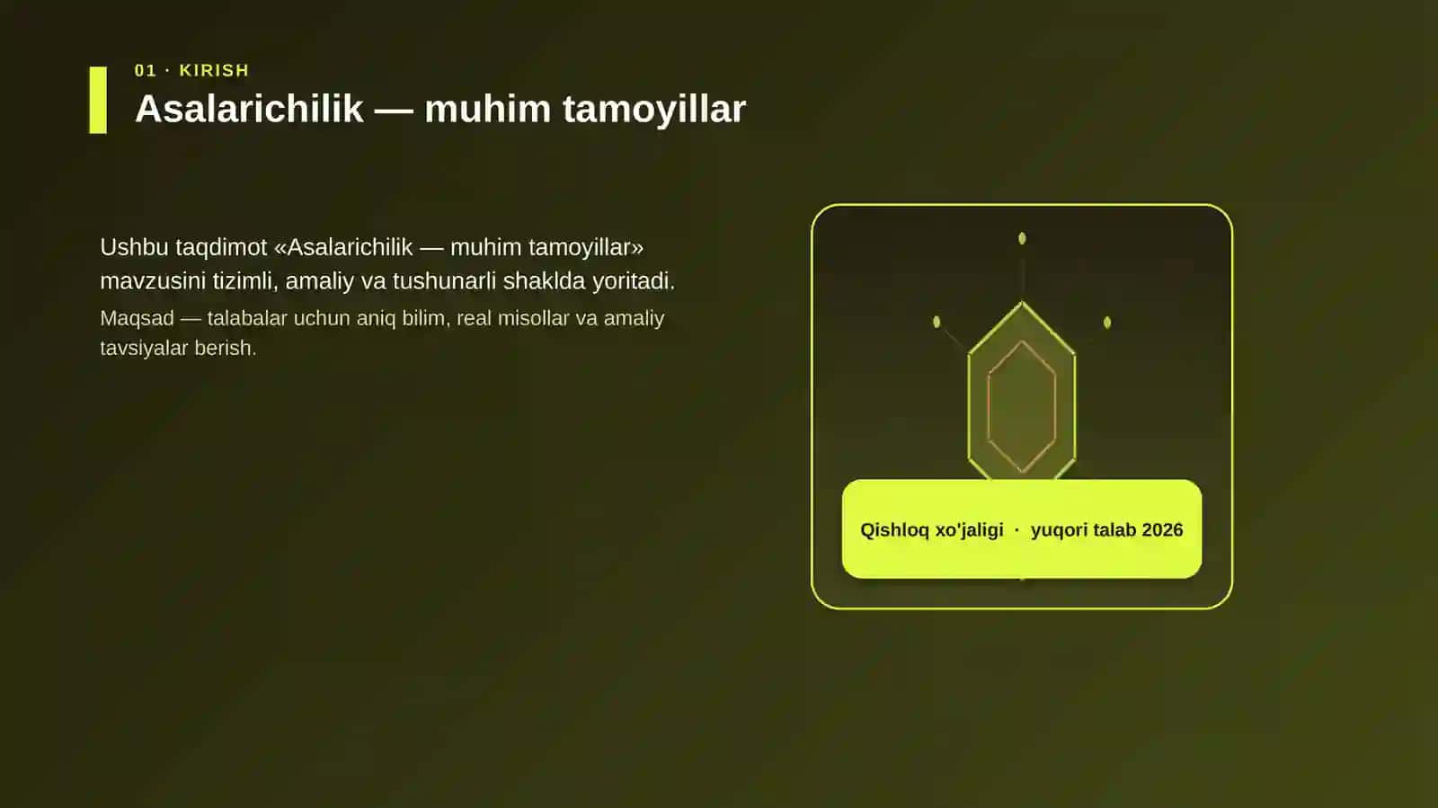 Asalarichilik - muhim tamoyillar 3