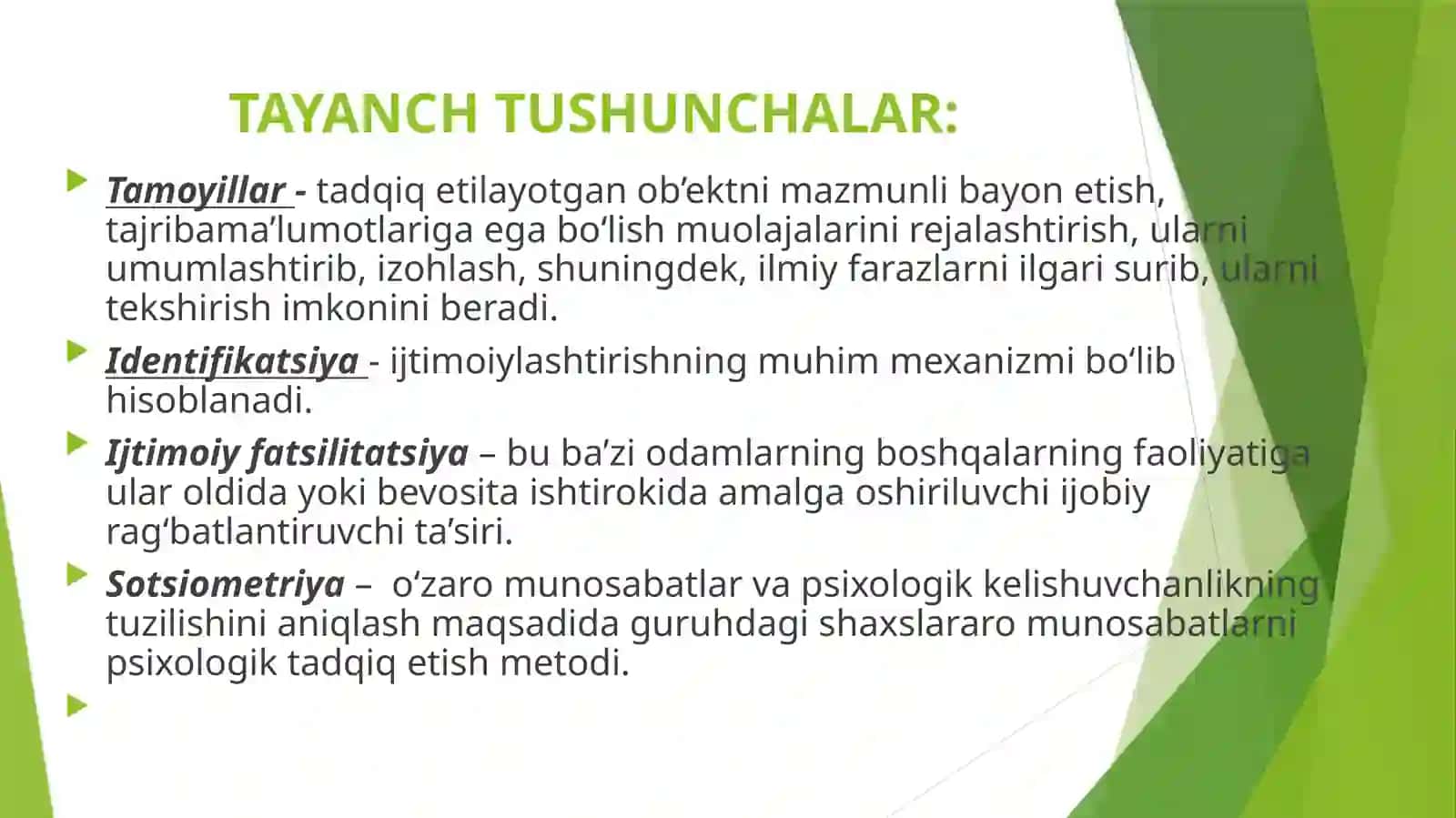 Psixologiyaning tadqiqot metodlari va tarmoqlari 3