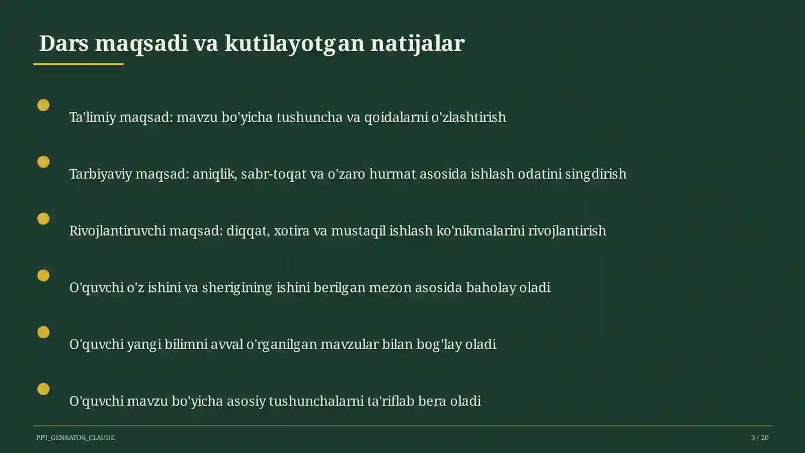 Yog'ochga ishlov berish asoslari (5-sinf) 3