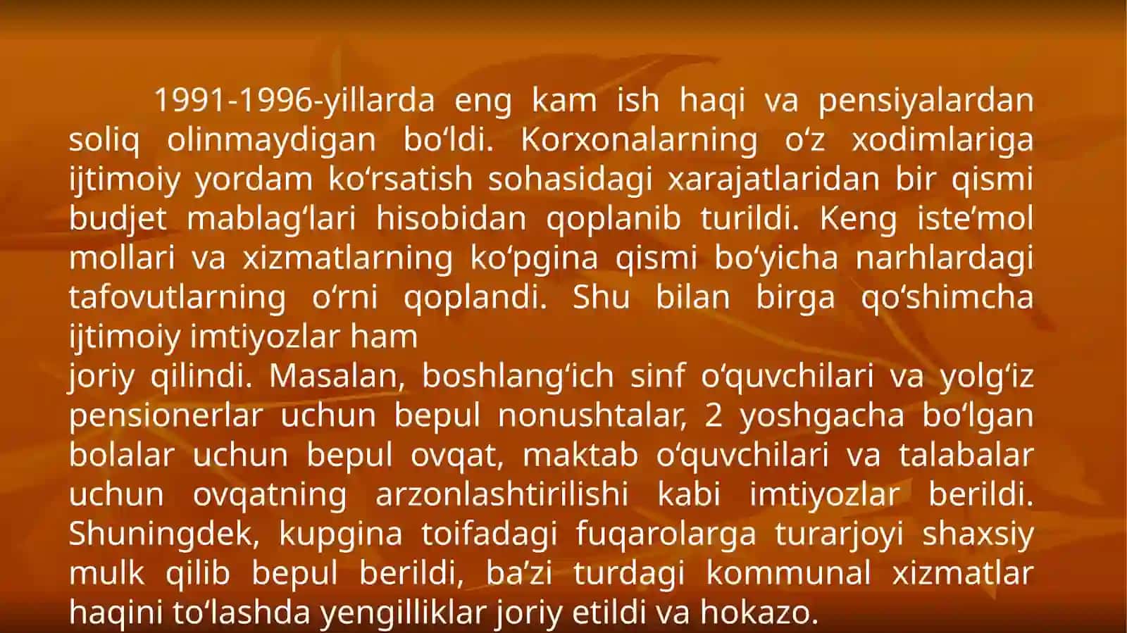 7-mavzu.O‘zbekistonRespublikasidagiijtimoiysohadagiislohotlar 3