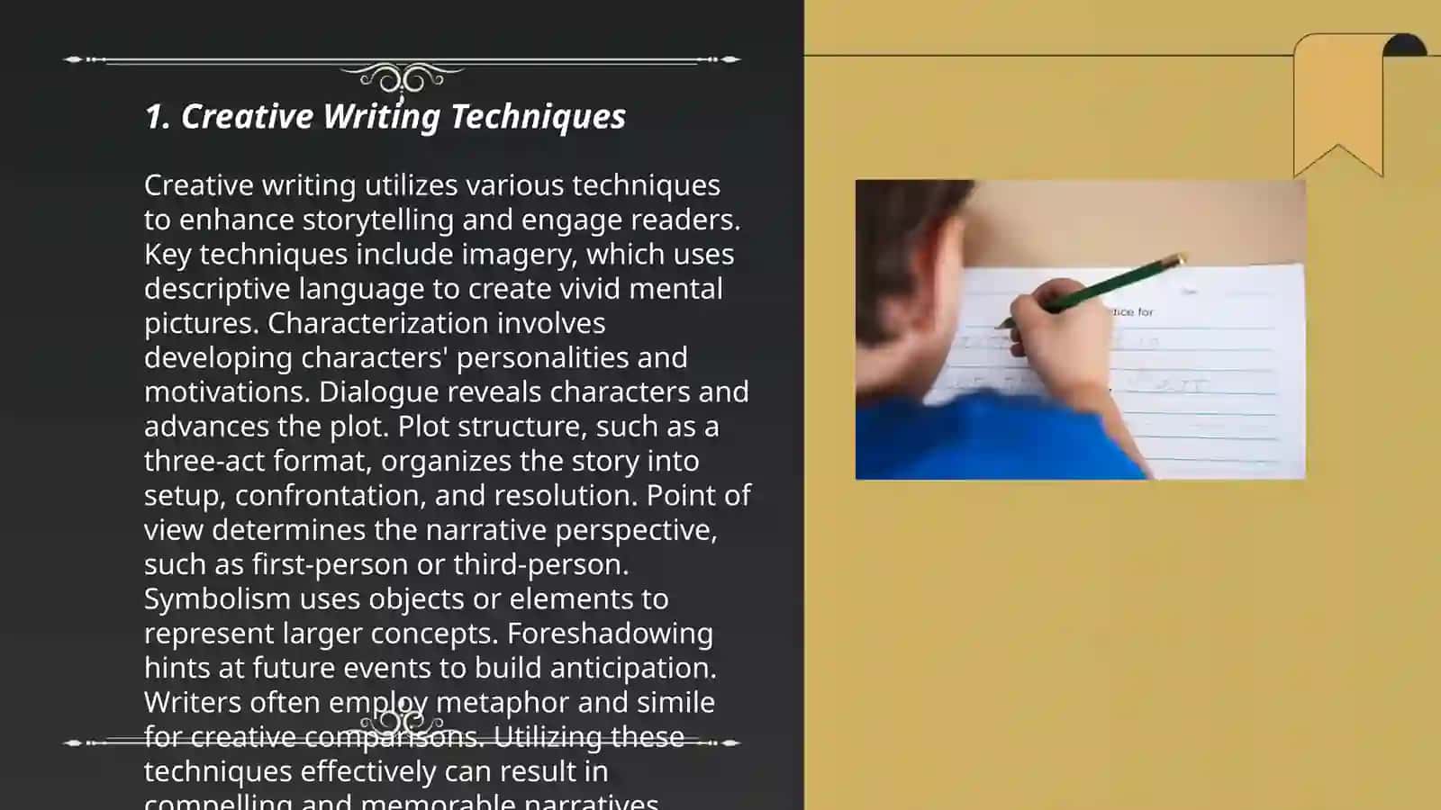 Creative Writing Techniques 3
