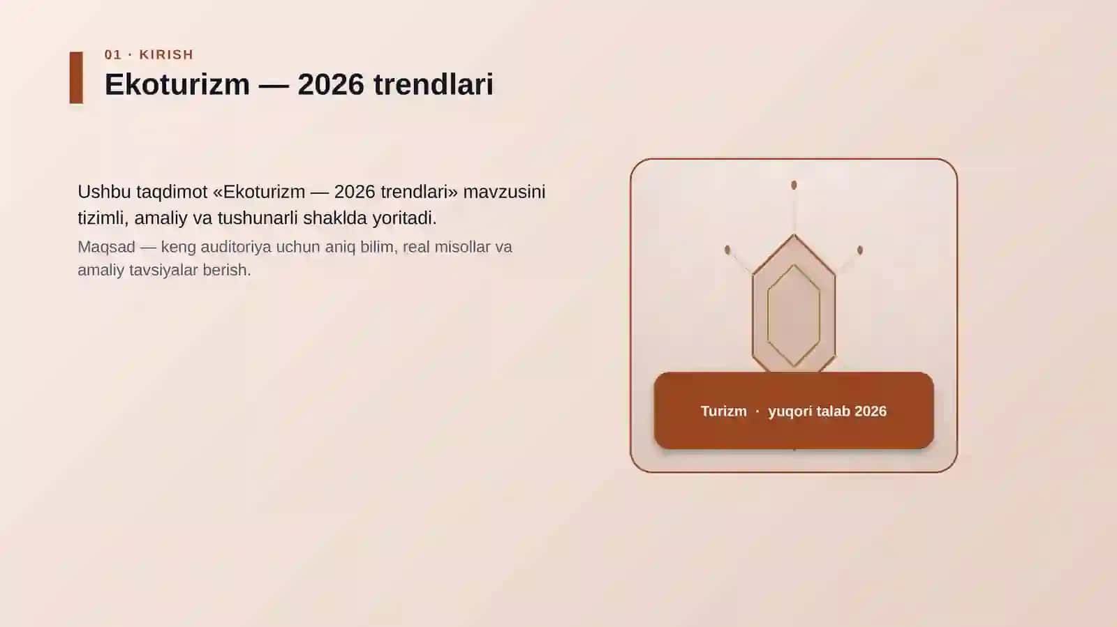 Ekoturizm — 2026 trendlari 3