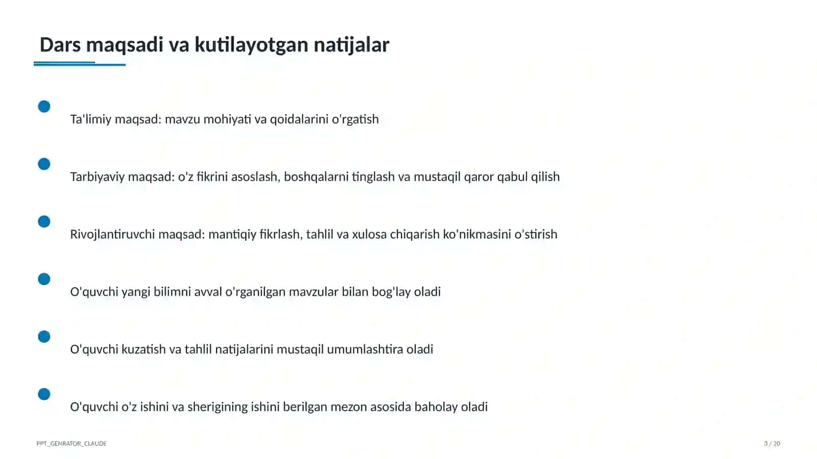 Texnologiya xonasida xavfsizlik qoidalari (5-sinf) 3
