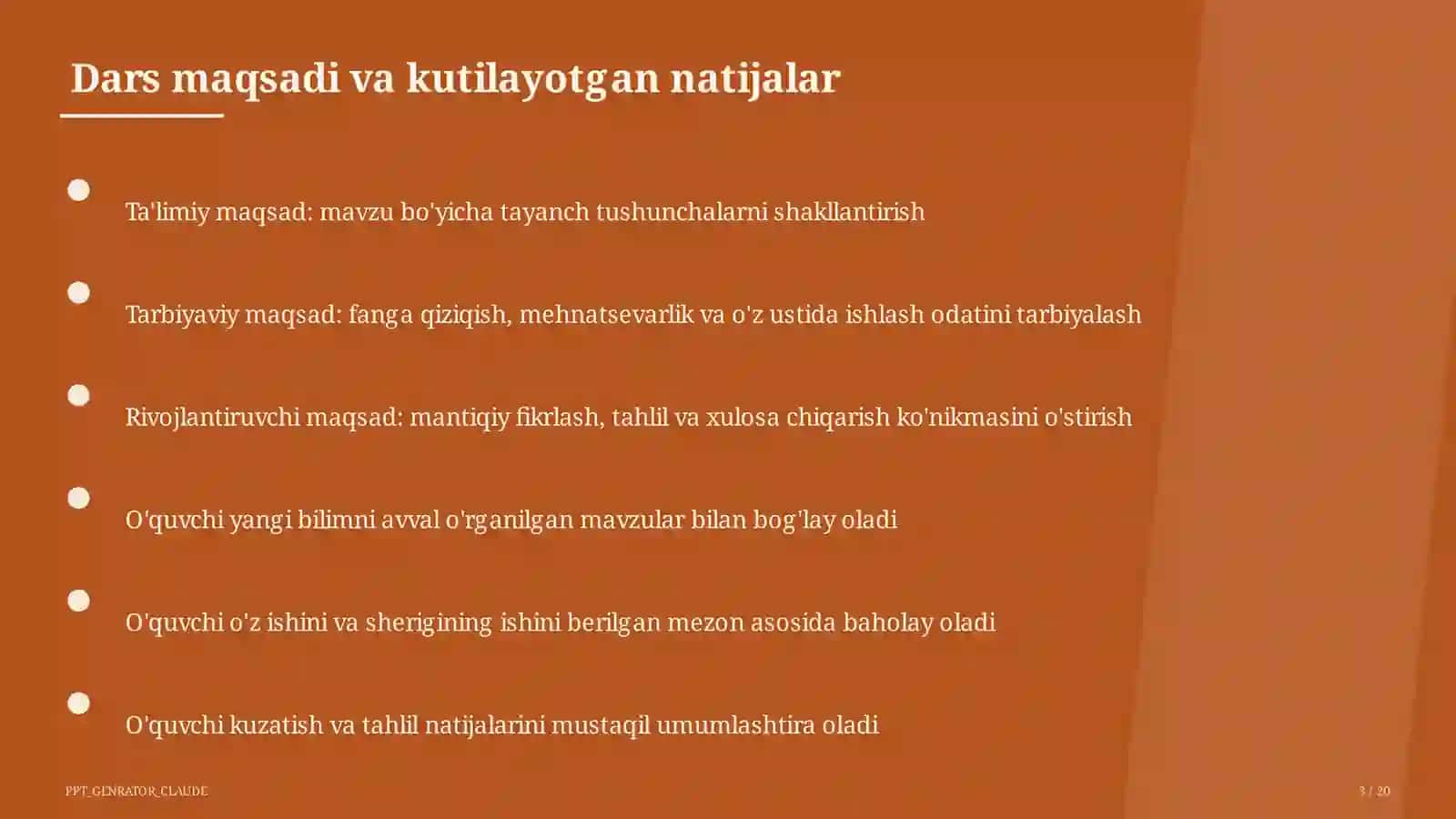 Word dasturida hujjat yaratish (6-sinf) 3