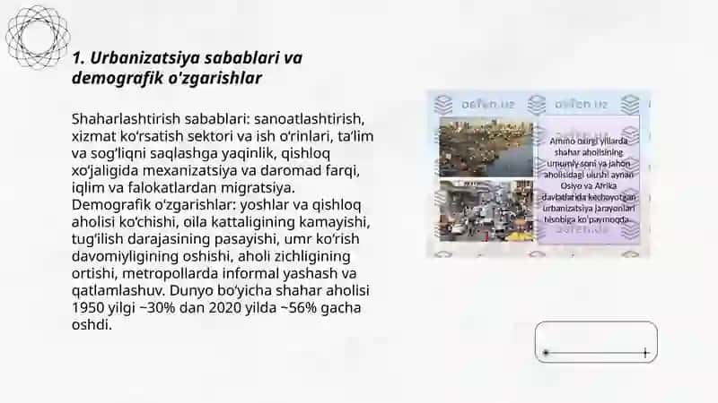 Urbanizatsiya jarayoni va uning ekologik oqibatlari 3