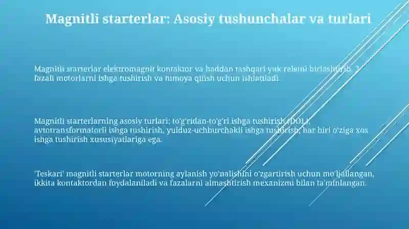 Magnitli starterlar 3
