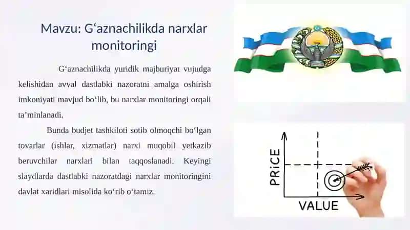G‘aznachilikda narxlar monitoringi 3