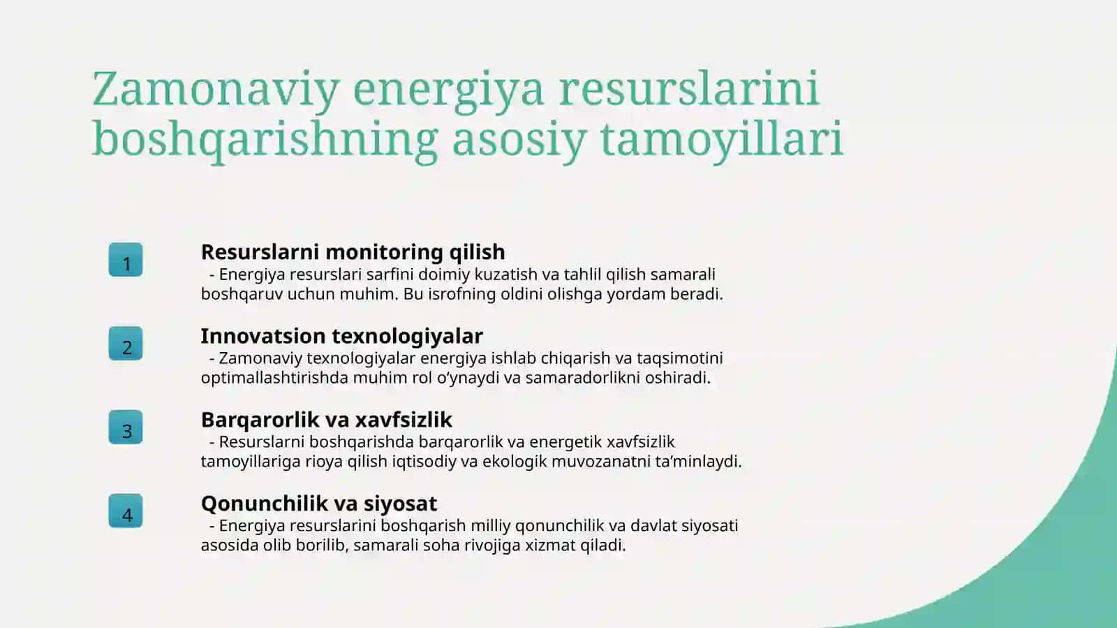 Energiya Resurslarini Boshqarish 3