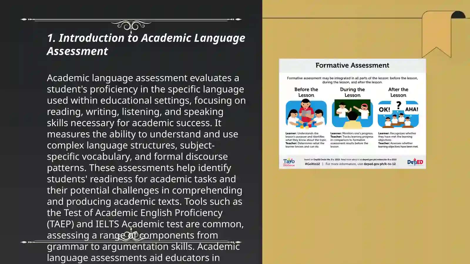 Academic Language Assessment 3