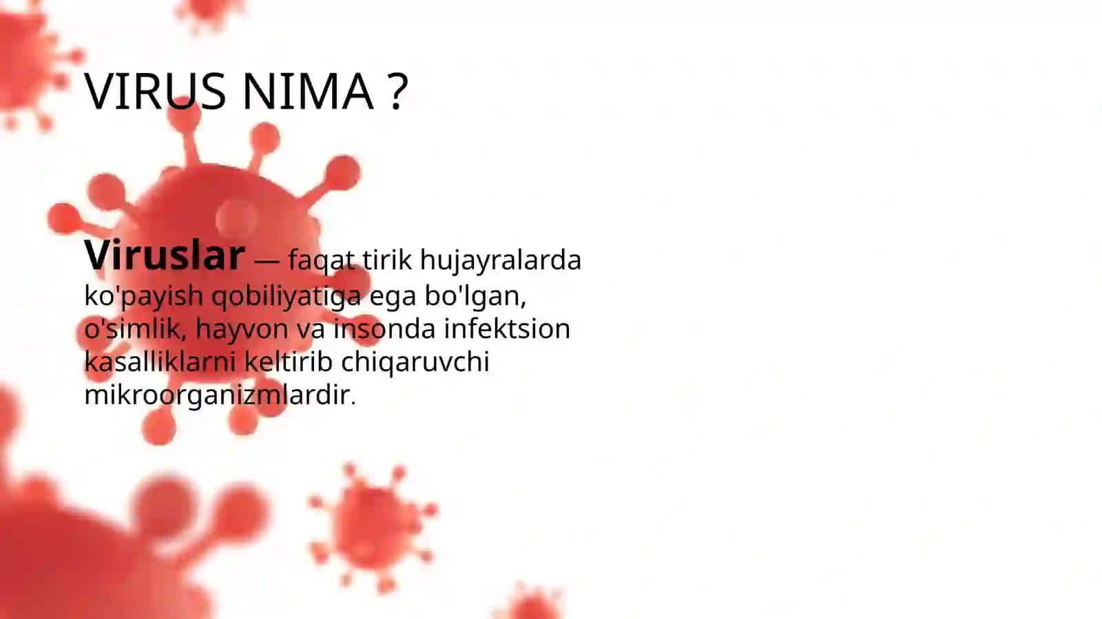 VIRUS  TUZILISHI 3