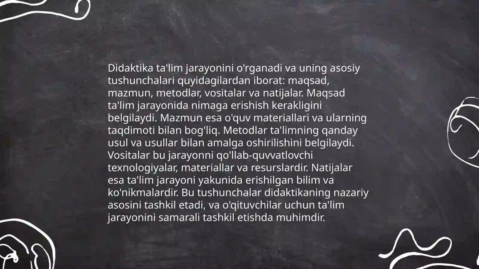 Didaktika pedagogik taʼlim nazariyasi sifatida 3