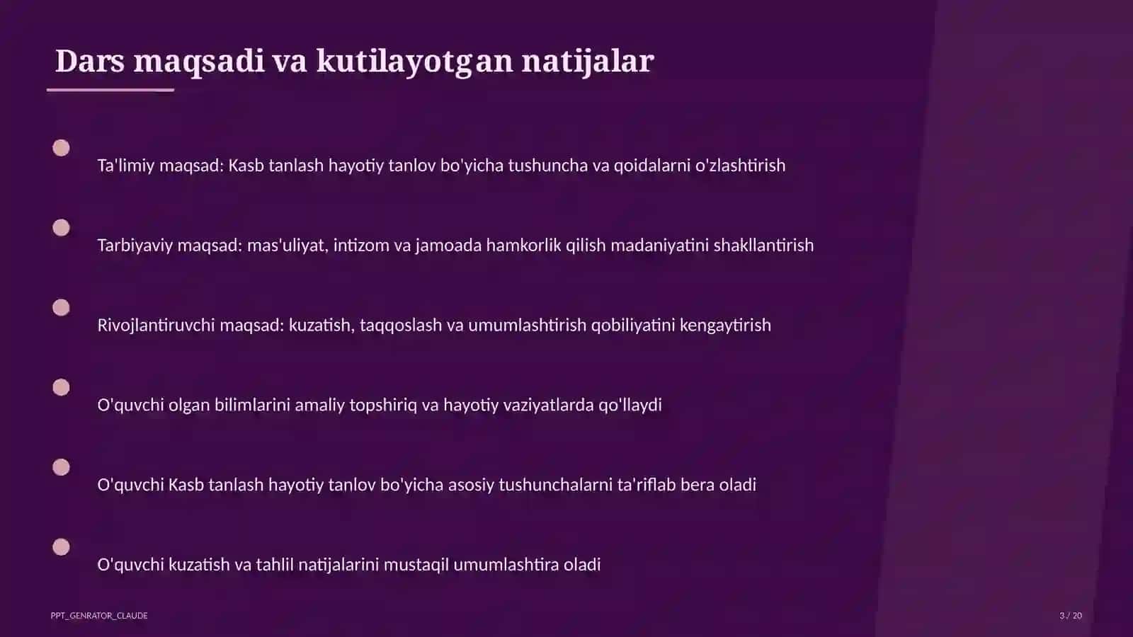Kasb tanlash hayotiy tanlov (9-sinf) 3