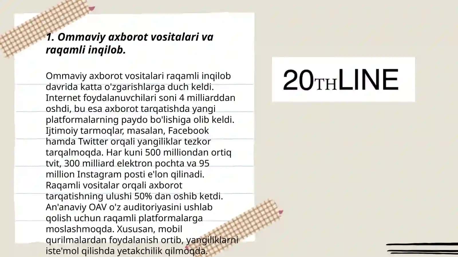 Media texnologiyalar kundalik xayotda 3