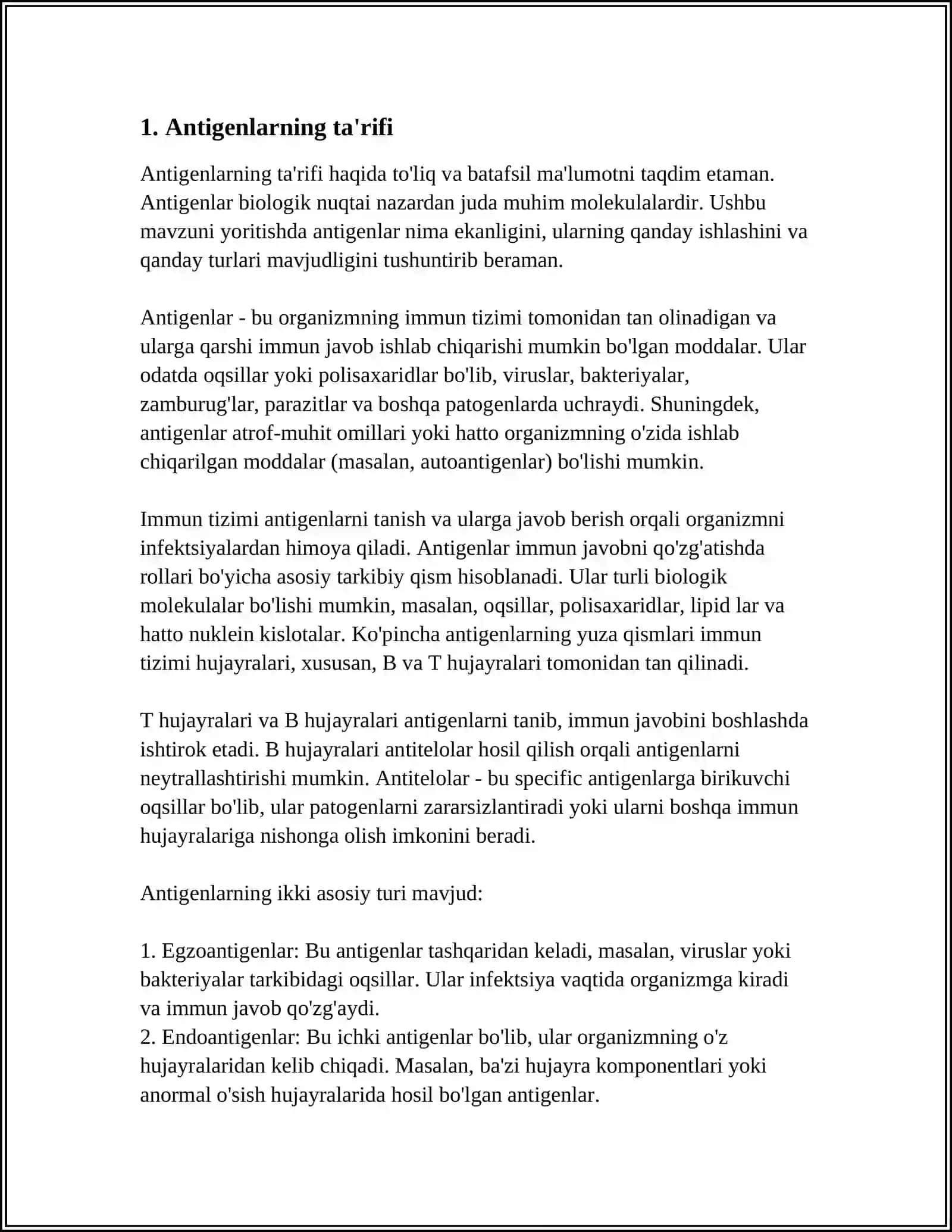 ANTIGENLAR VA ANTITELOLAR 3