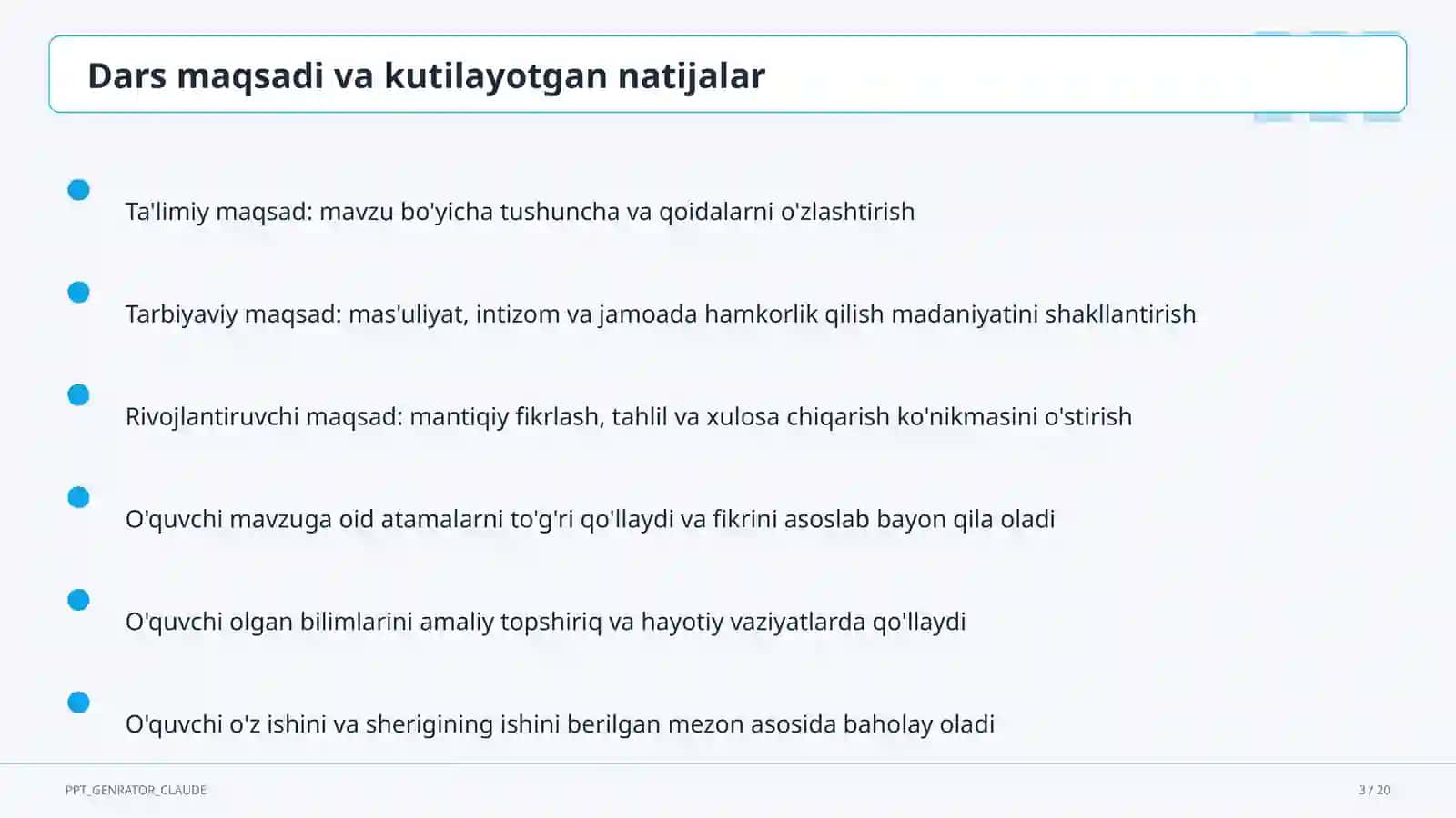 Bola huquqlari to'g'risidagi konvensiya (9-sinf) 3