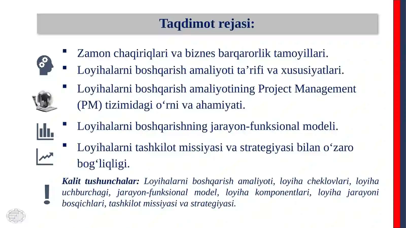 LOYIHALARNIBOSHQARISH AMALIYOTI 3