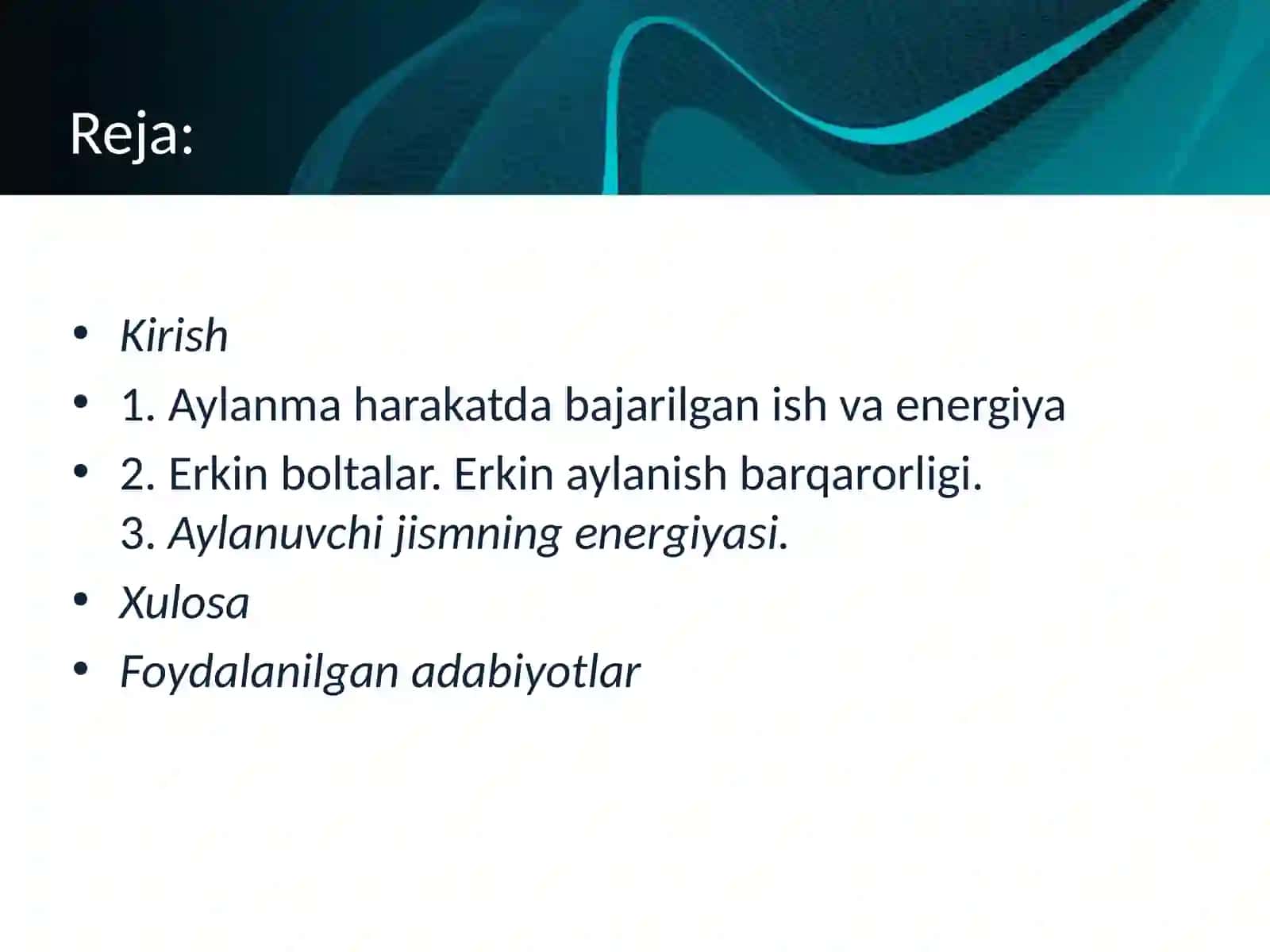 FIZIKA FANIDAN TAYYORLAGAN MUSTAQIL ISHI 3