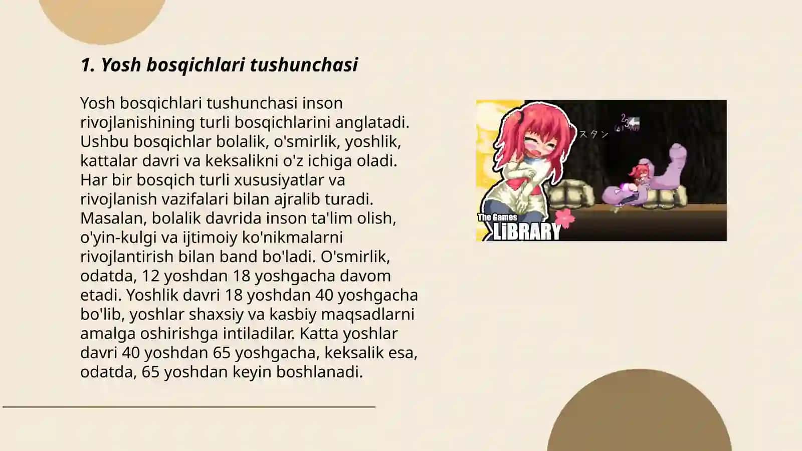 Yosh bosqichlari va yosh inqirozlari 3