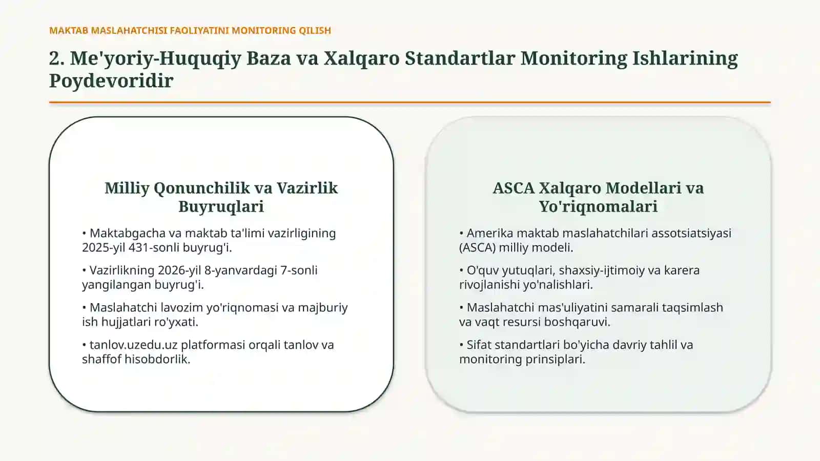 Maktab Maslahatchisi Faoliyatini Monitoring va Tahlil Qilish Yo'llari 3