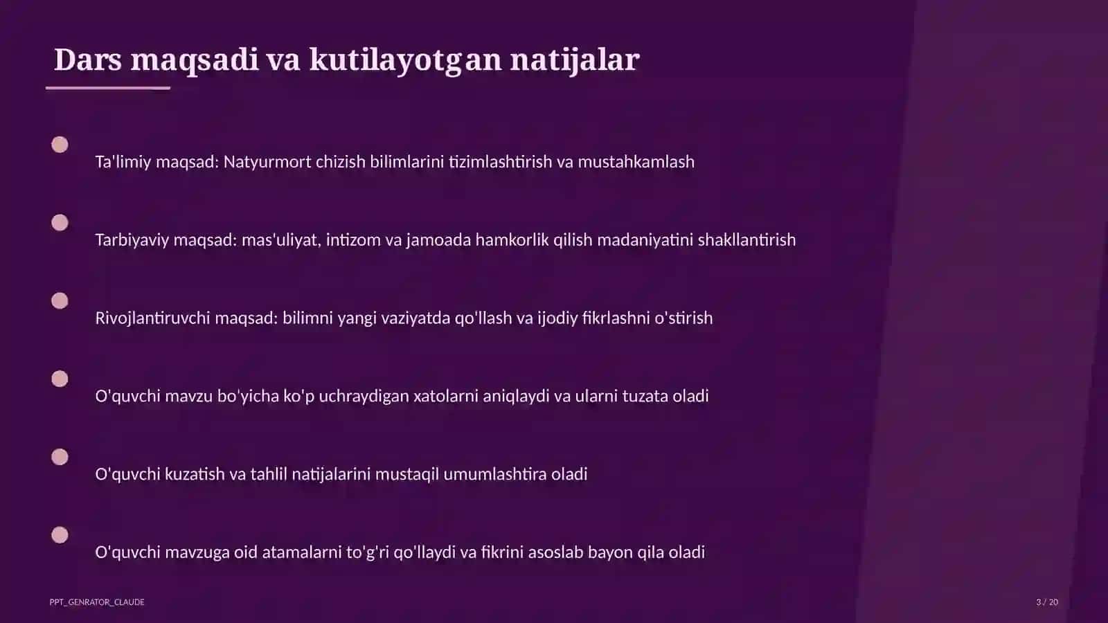 Natyurmort chizish (2-sinf) 3