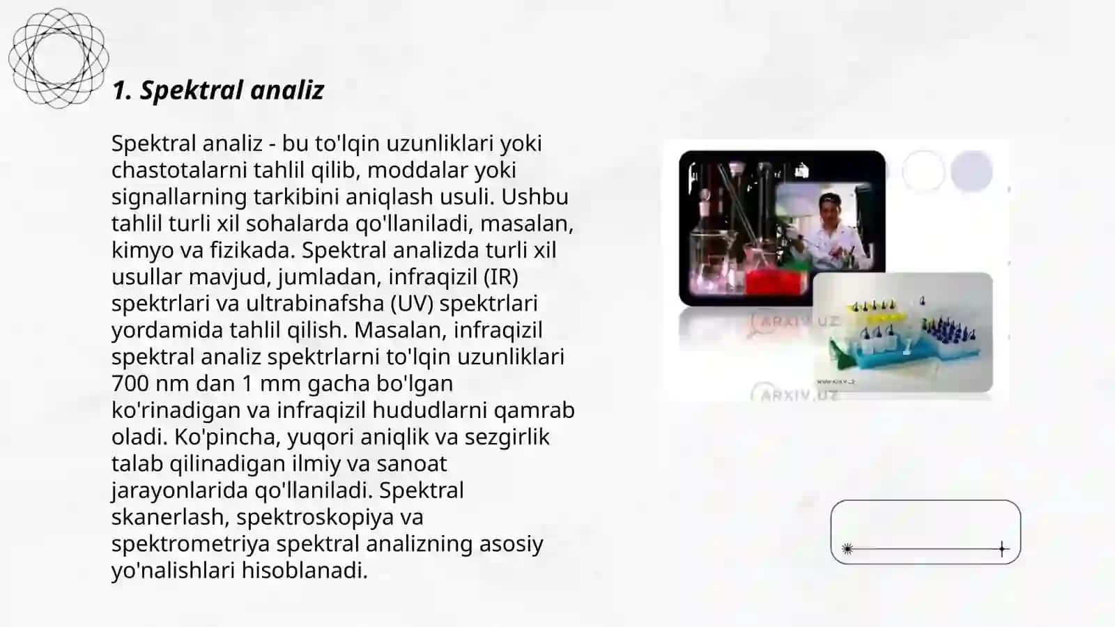 Fizik-kimyoviy analiz usullari 3