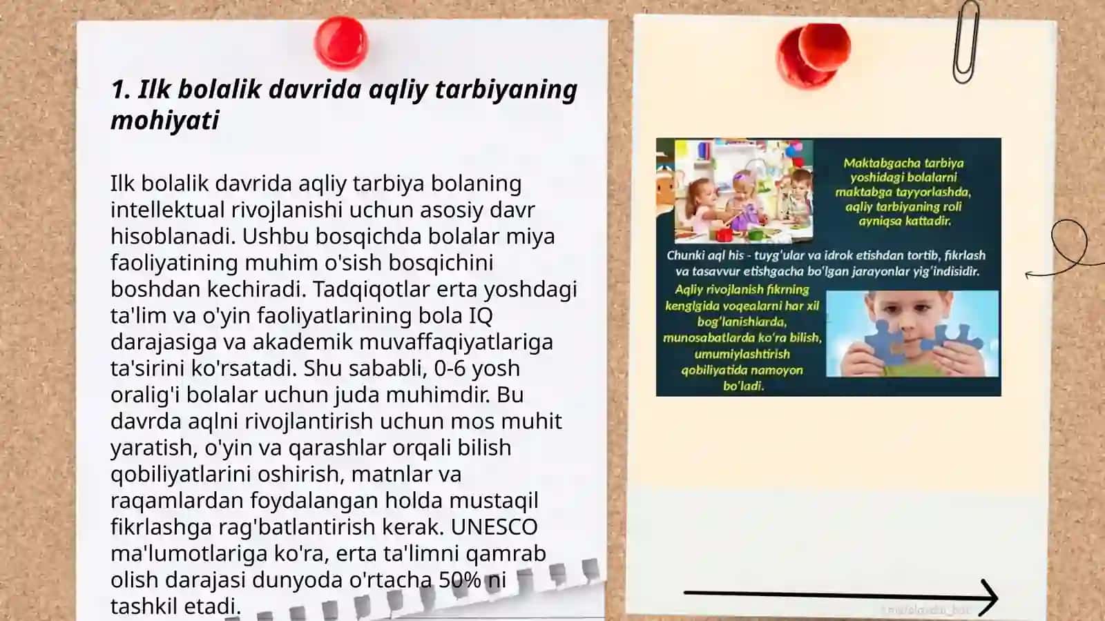 Ilk va maktabgacha yoshdavi bolalarga aqliy tarbiya berish mazmuni ta'lim berishning óziga xosligi 3