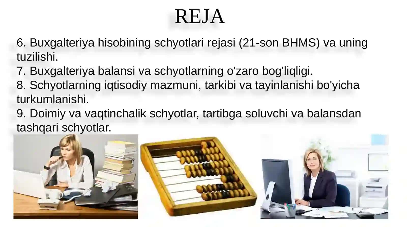 SCHYOTLAR TIZIMI VA IKKIYOQLAMA YOZUV 3