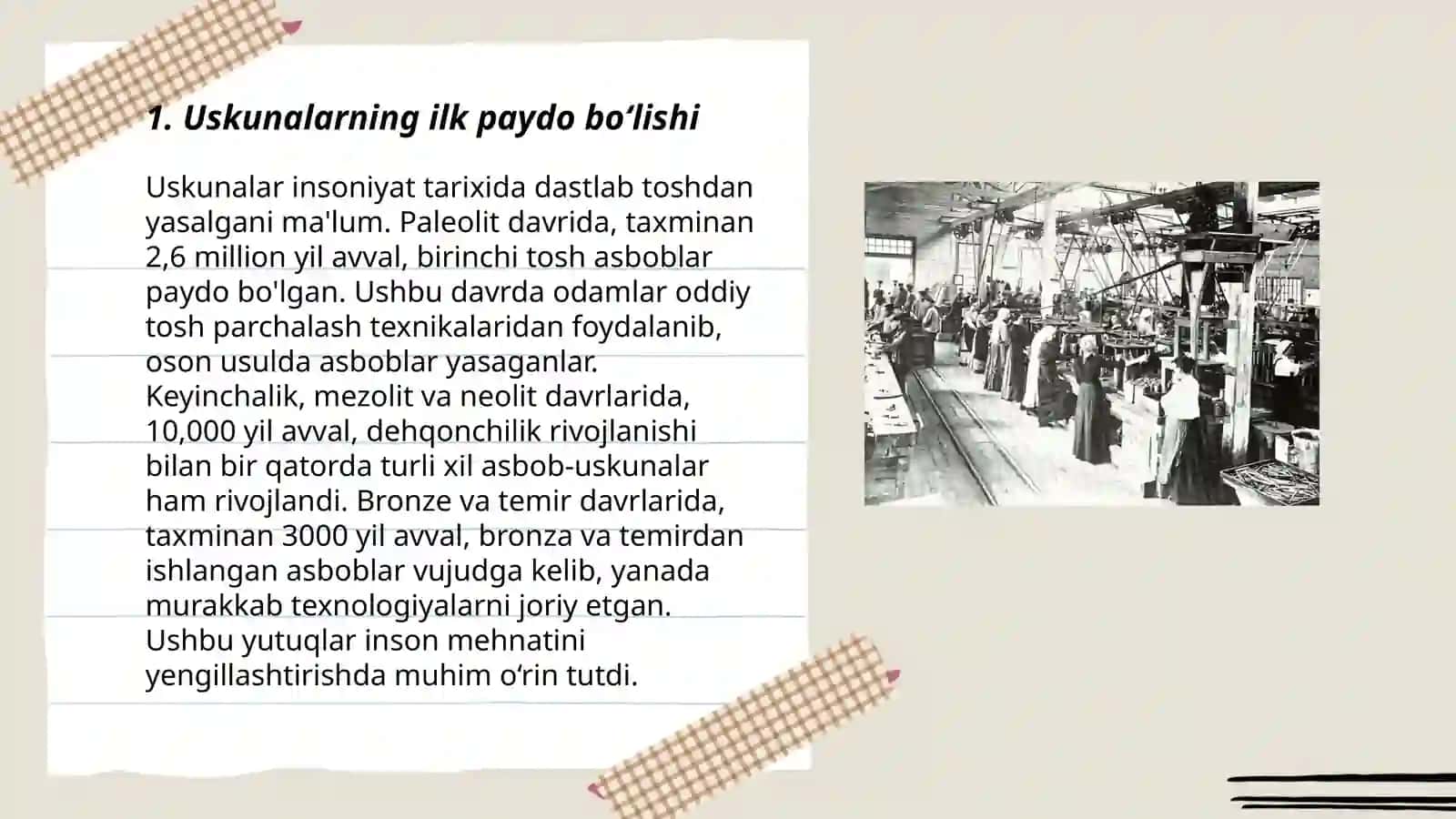 Uskunalarning rivojlanish tarix 3