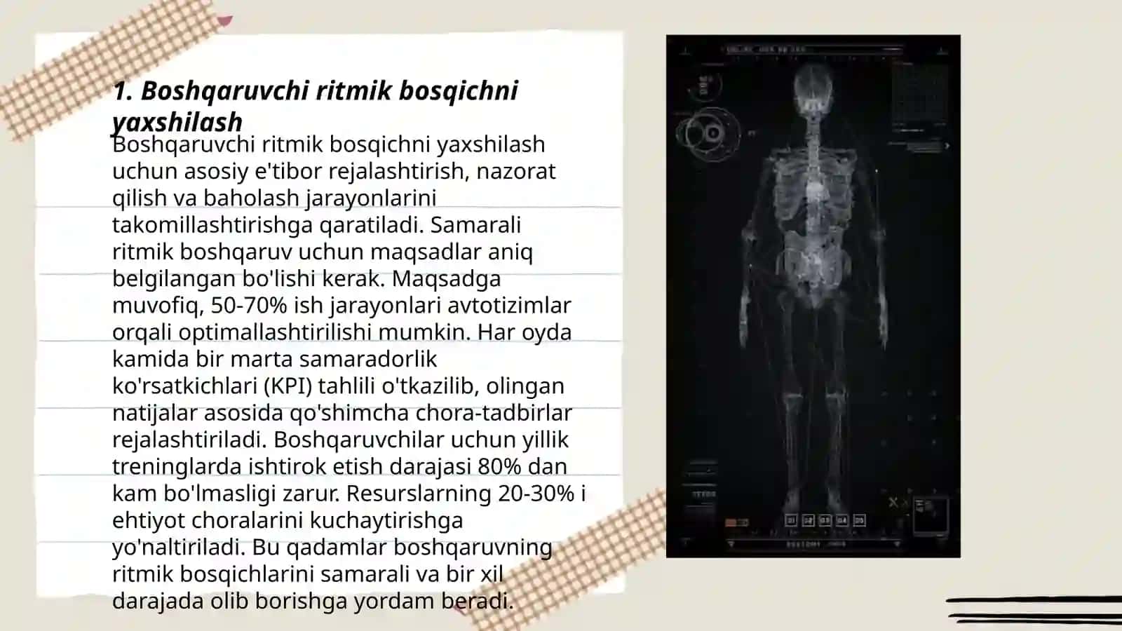 Boshqaruvchi ritmik bosqichni yaxshilash 3