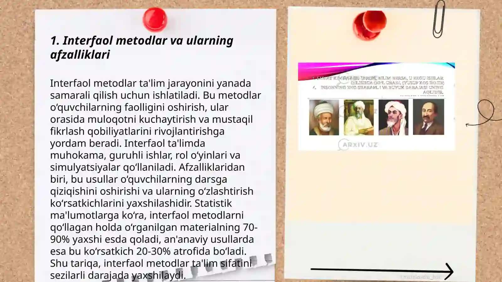 Interfaol Metodlar va Sifat Turklar 3