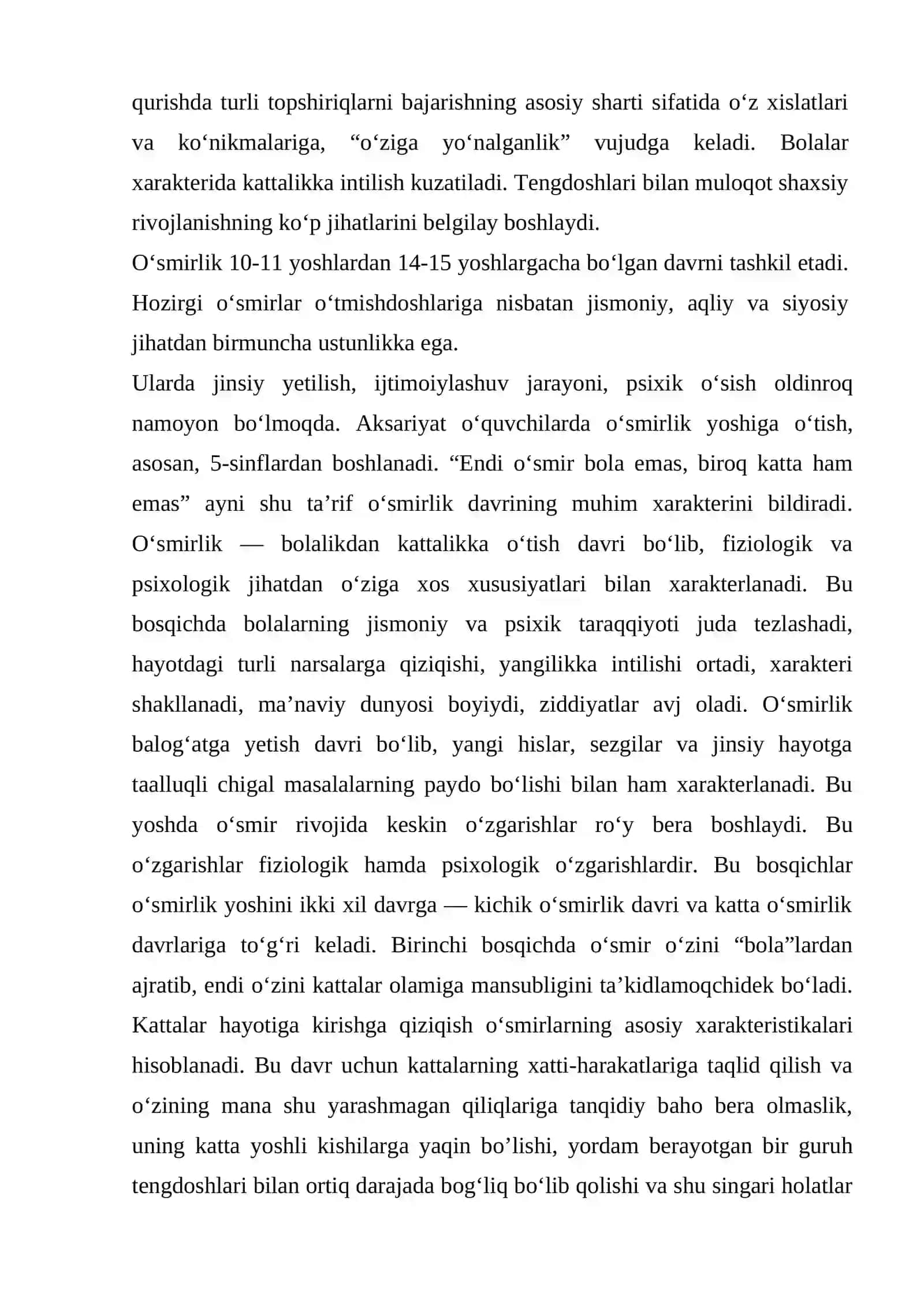 Inqirozli vaziyatlarda bolalar va o’smirlar 3