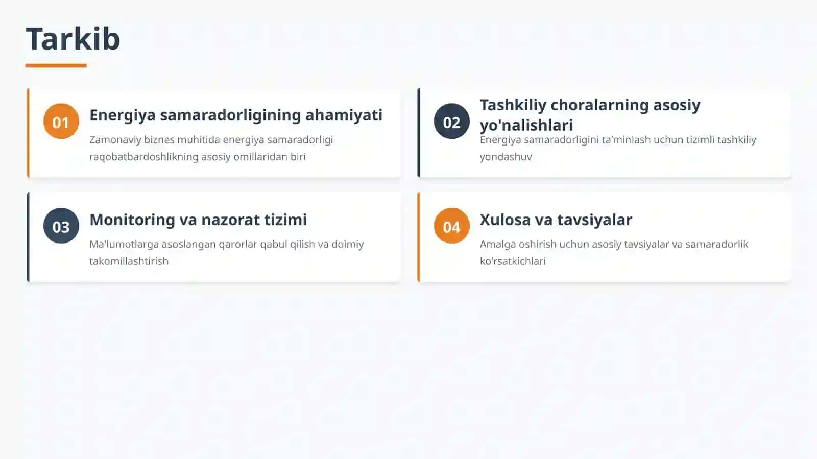 Energomenejment fanidan Mustaqil ishi 3