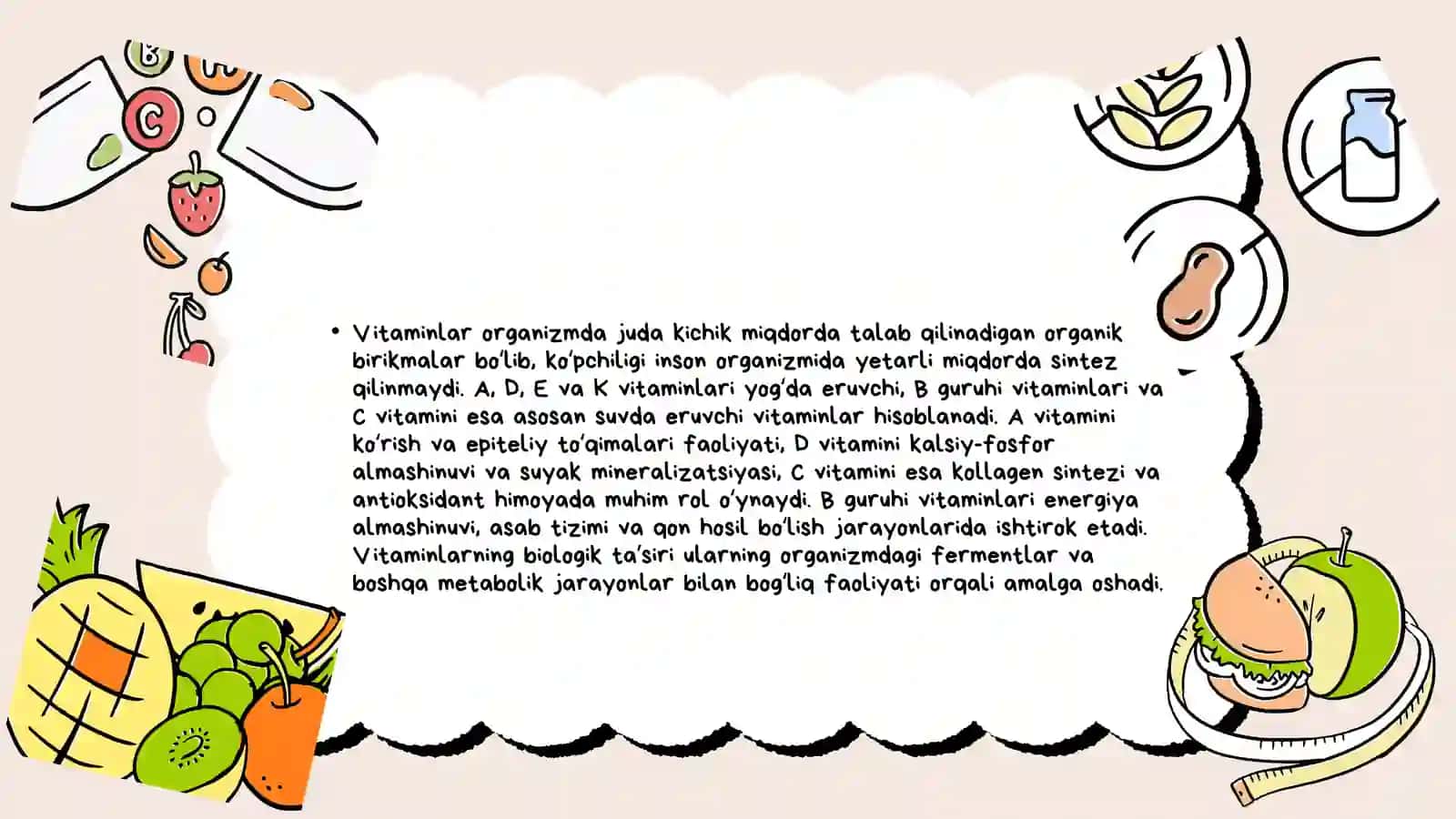 MIKRONUTRIENTLAR VA VITAMINLARNING SOG‘LOM OVQATLANISHDAGI ASOSIY O‘RNI 3