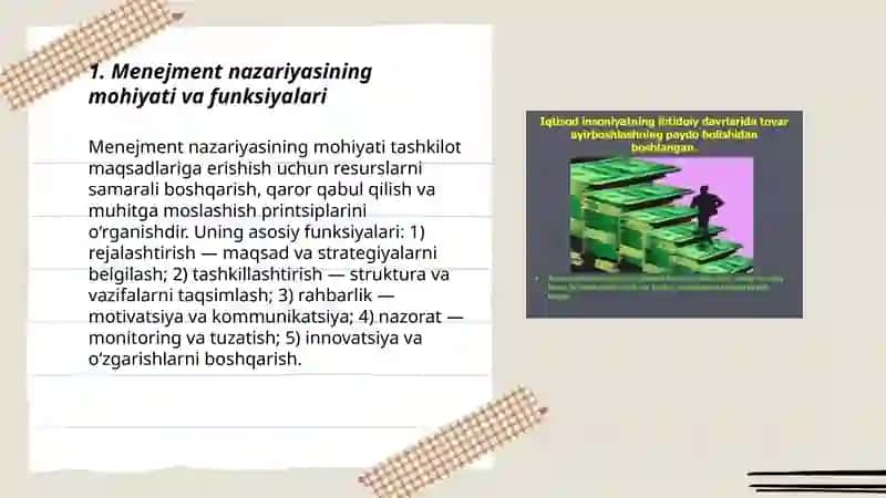 Menejmentning nazariy asoslari 3