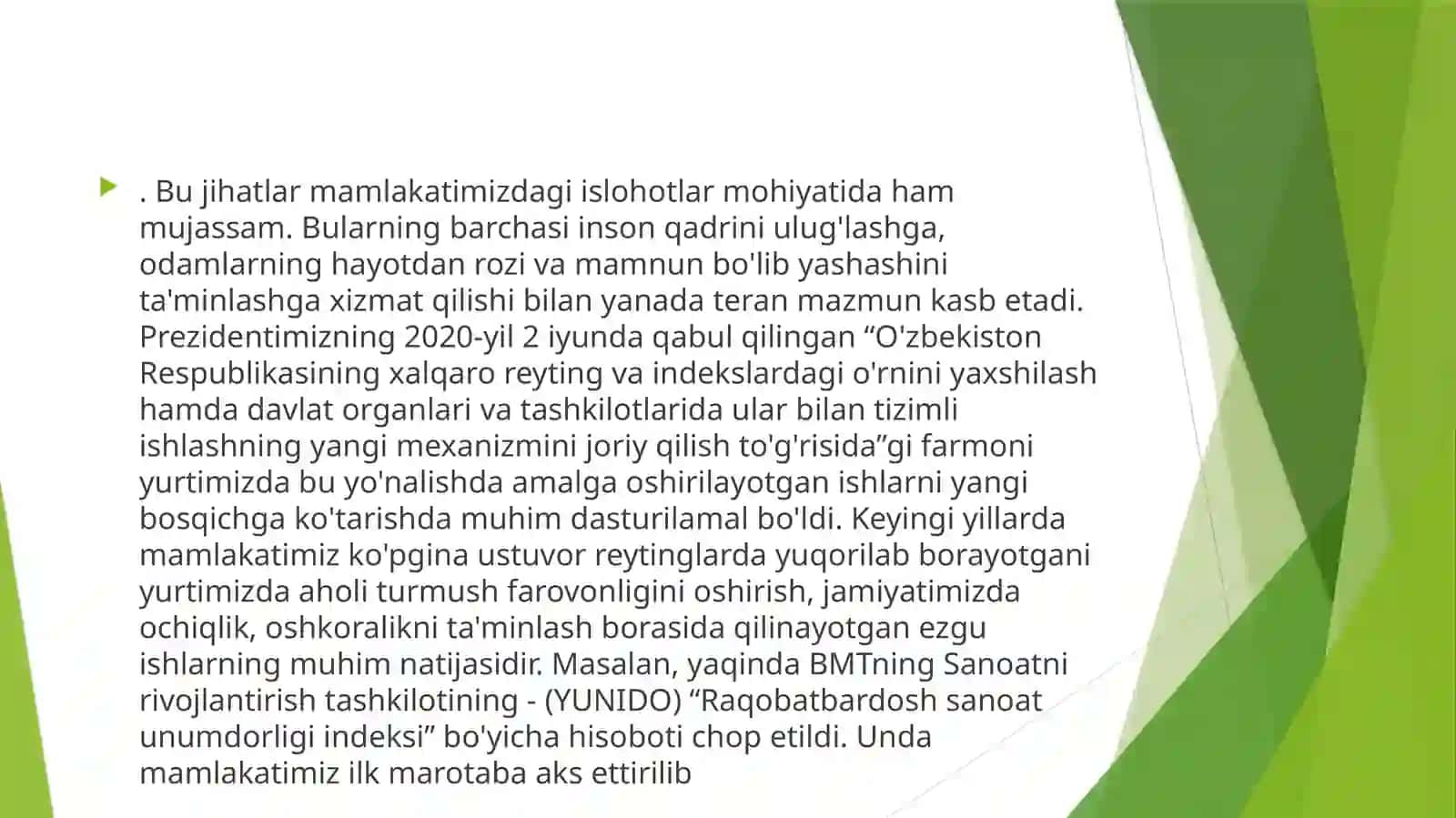 O'zbekistonning integratsiyalashuvi Insoniyat taraqqiyoti, Ma'muriy Geografiya 3