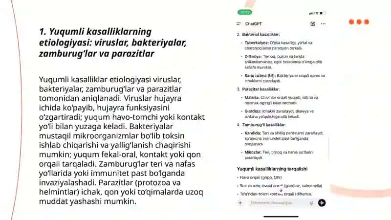 Tibbiyotda Yuqumli kasalliklarni kelib chiqishi va ularni davolash usullari 3