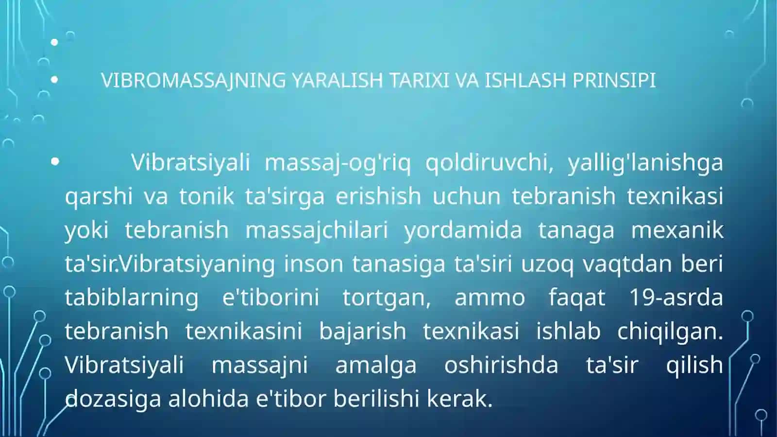 ELEKTRON MASSAJ QILUVCHI QURILMAMAKETINI ISHLAB CHIQISH 3