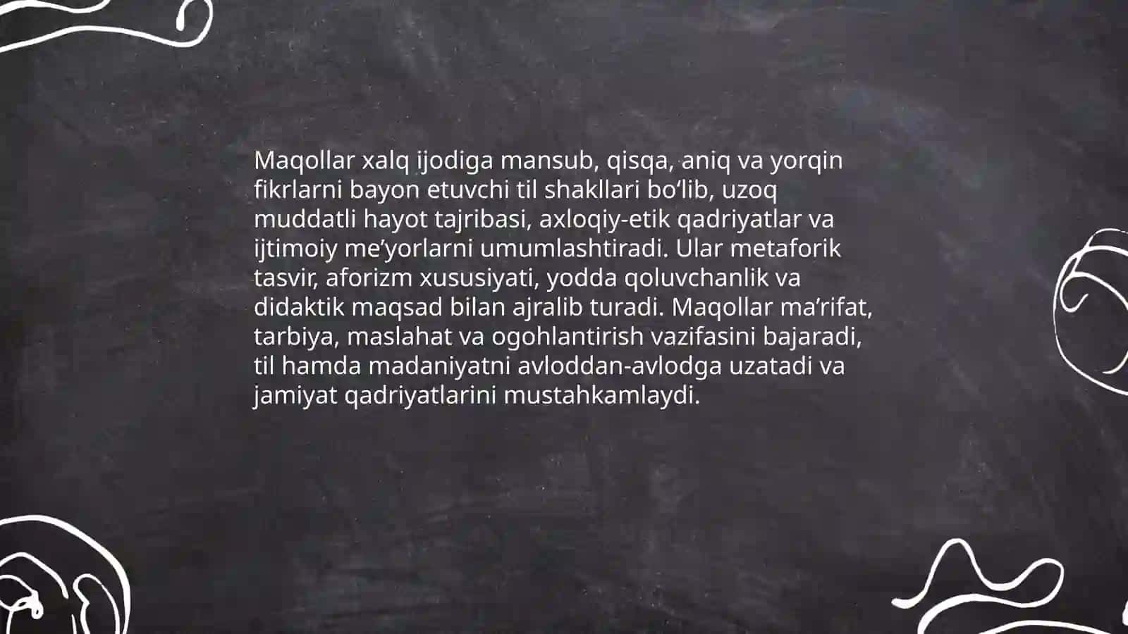 Maqollar haqida ma'lumotlar 3