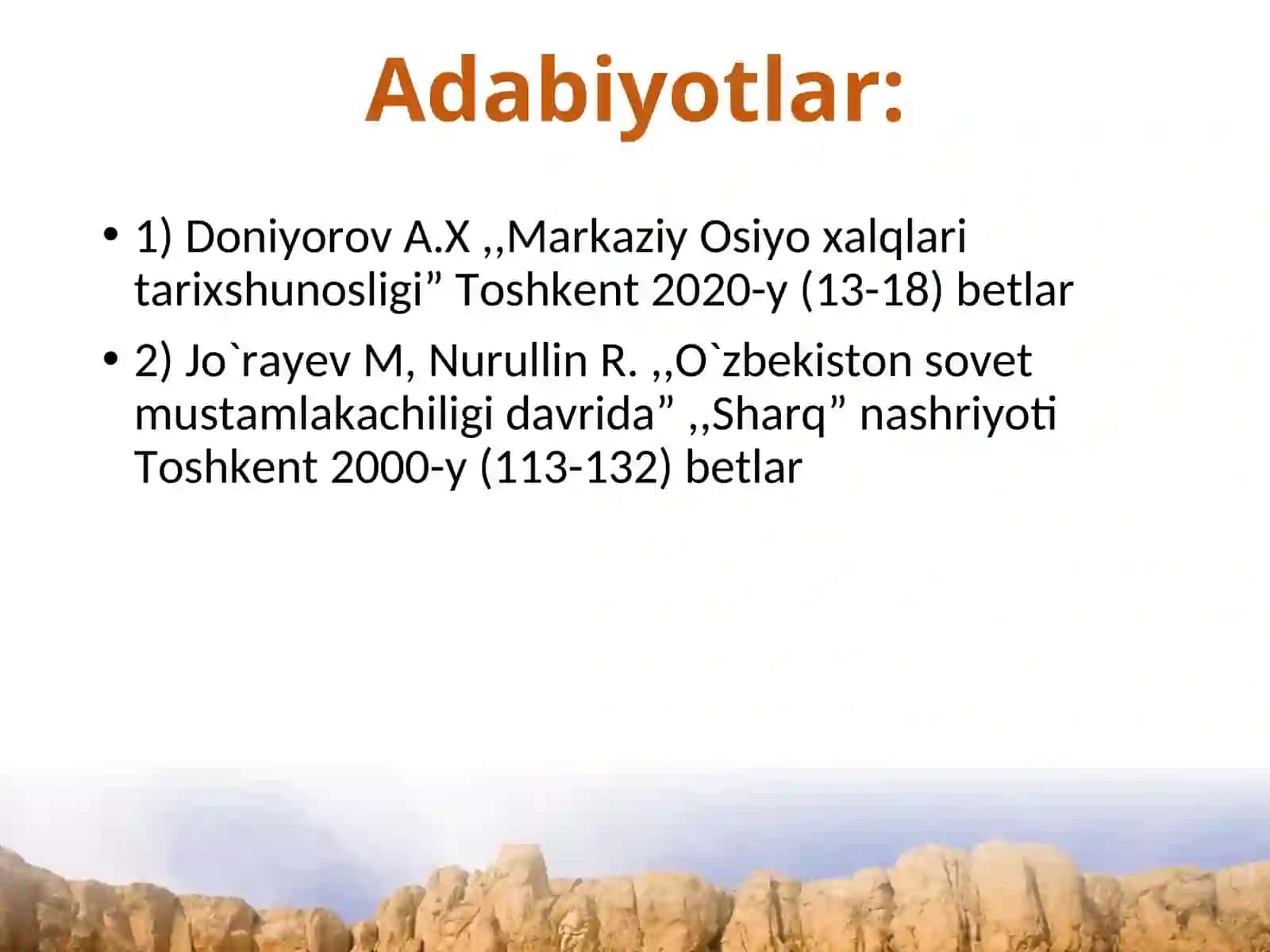 Buxoro amirligidagi ahvol va Yosh buxoroliklar faoliyati 3