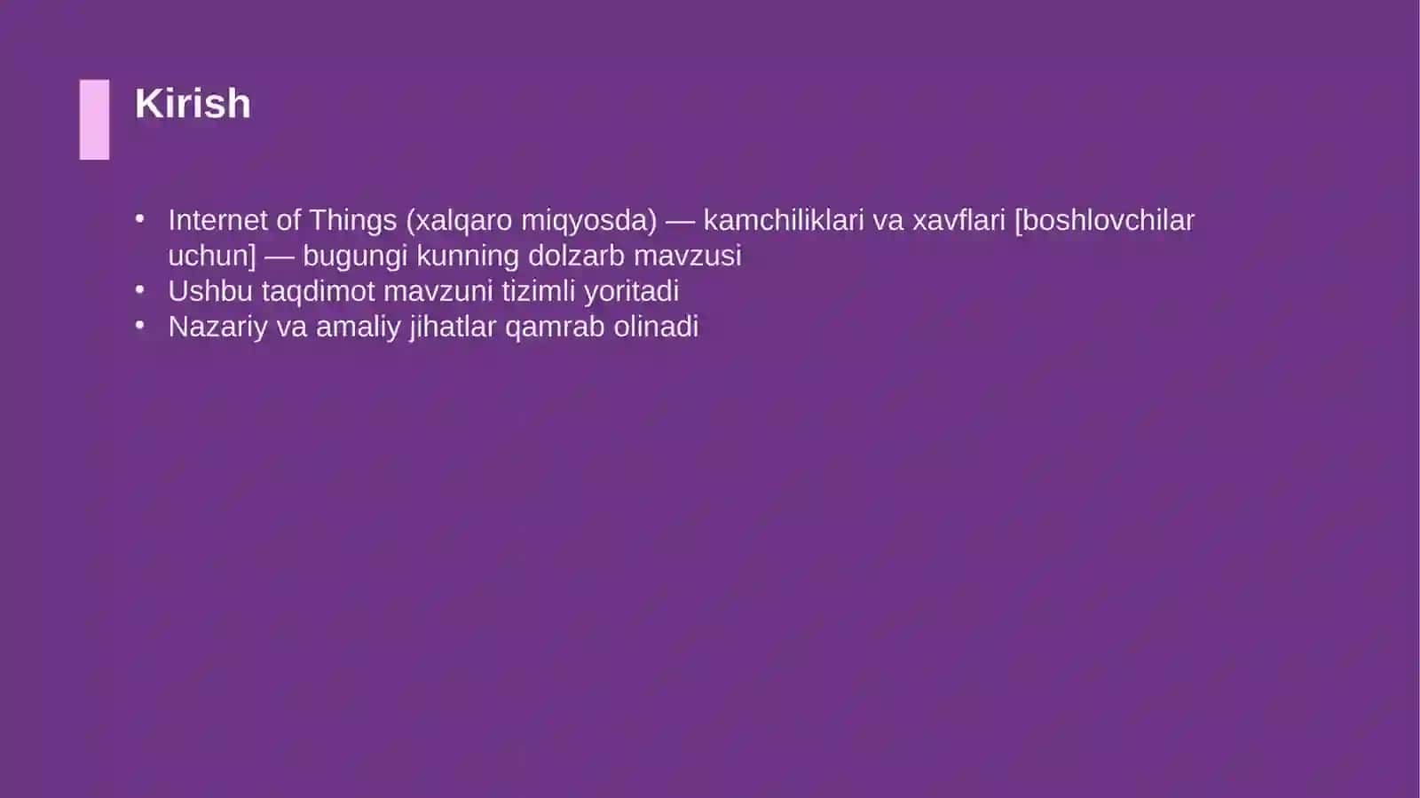 Internet of Things (xalqaro miqyosda) — kamchiliklari va xavflari [boshlovchilar uchun] 3