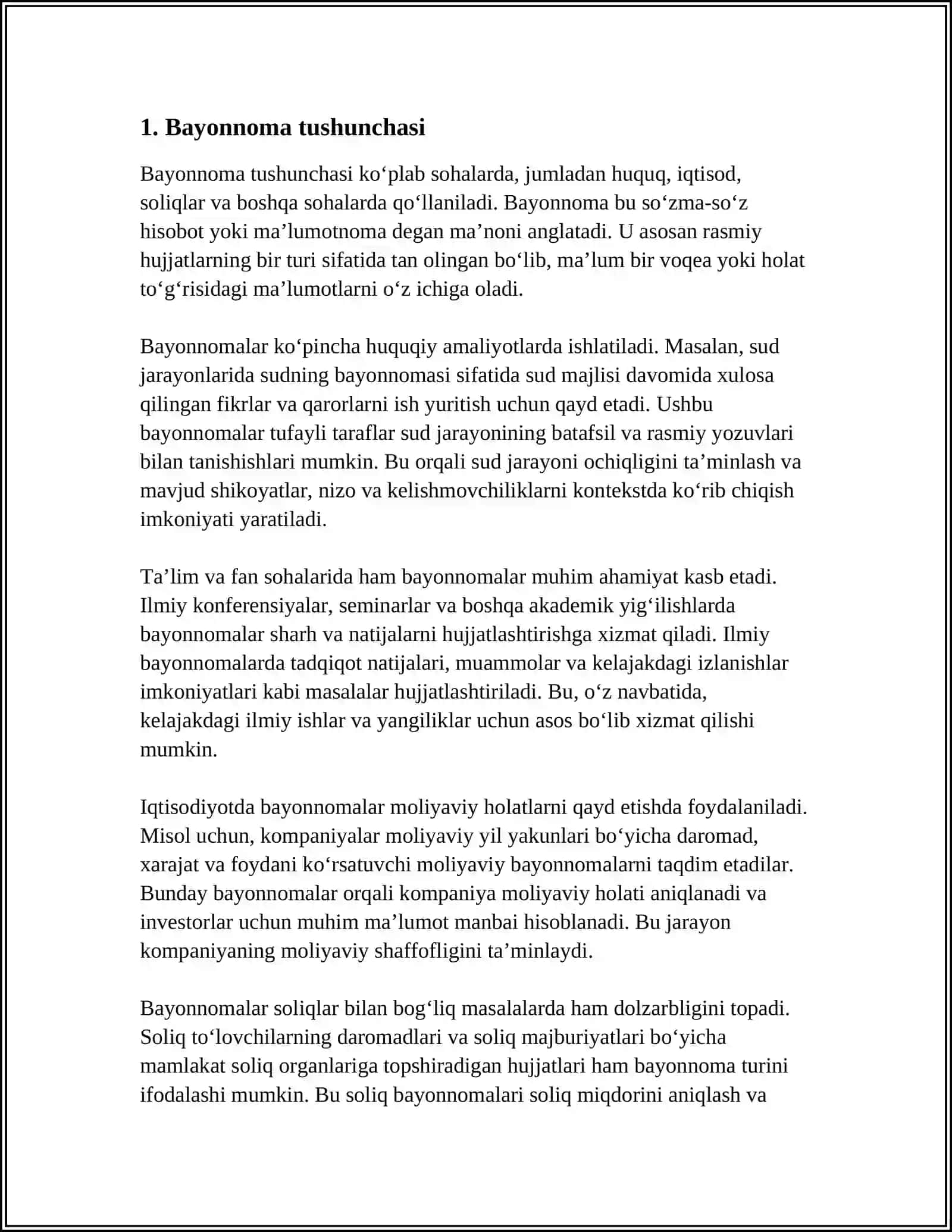 BAYONNOMA TUZISH 3