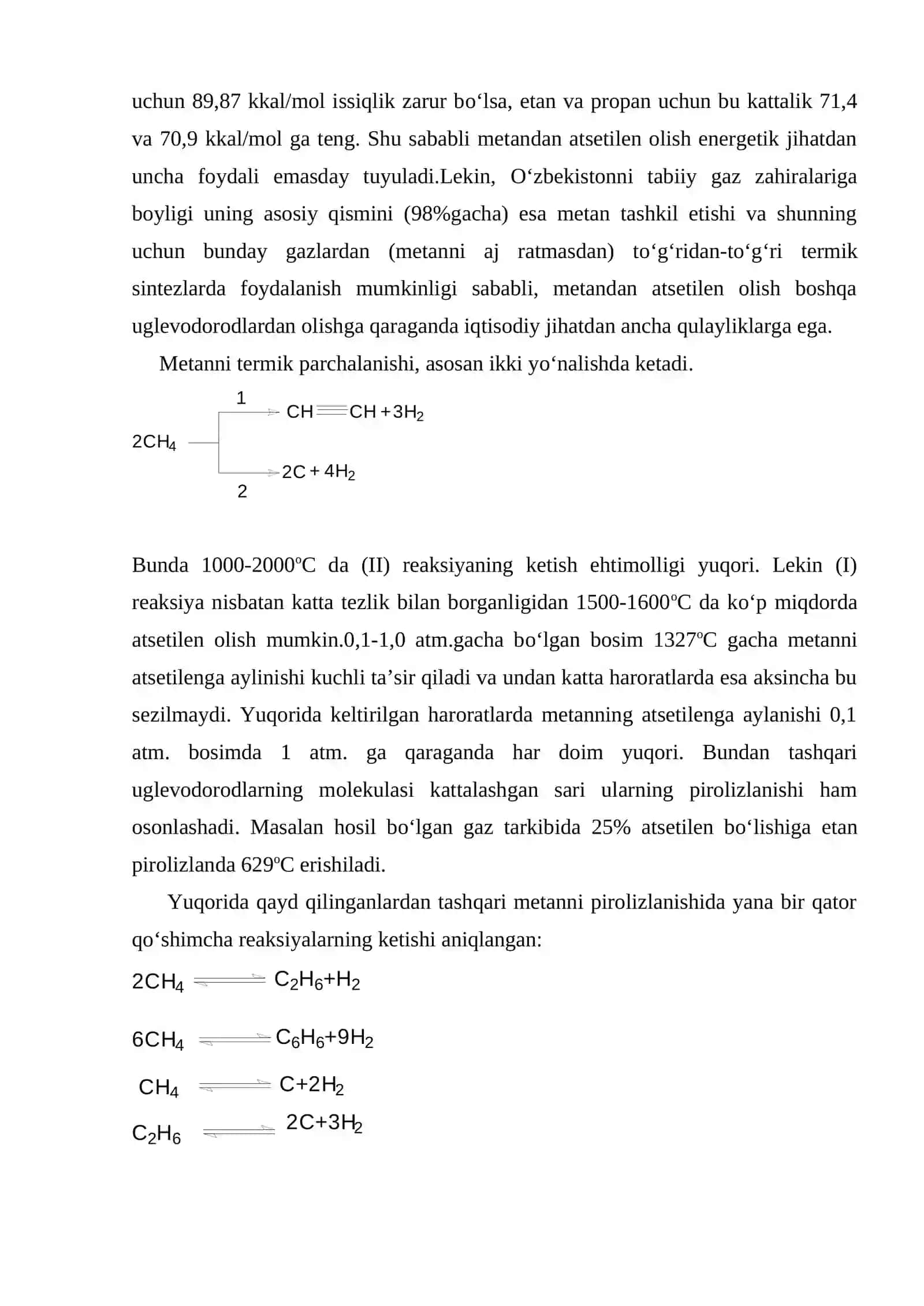 ATSETILEN OLINISHI VA XOSSALARI 3