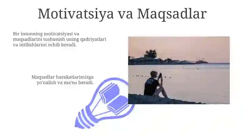 Reja: Motivatsiya va Maqsadlar 3