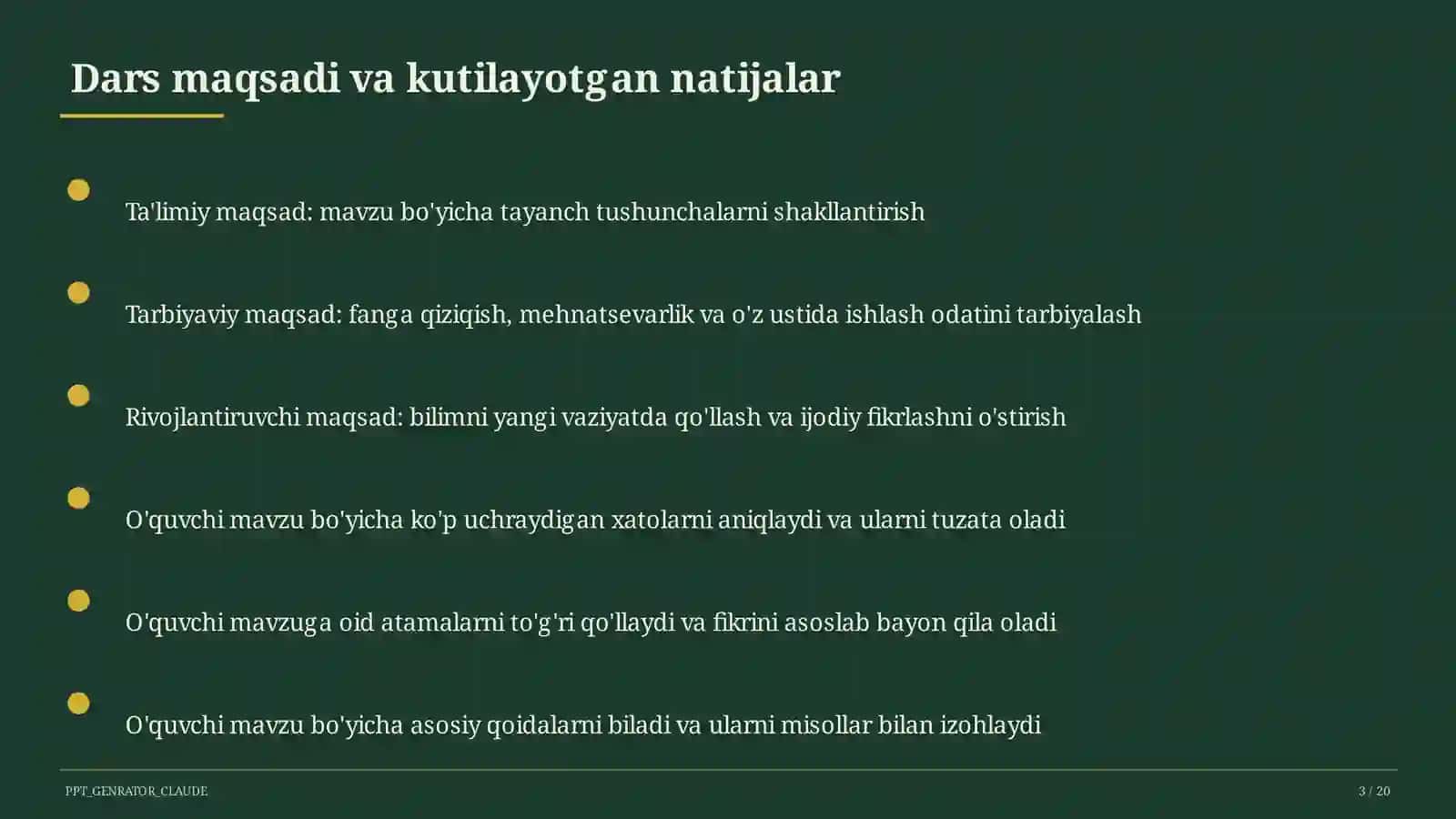 Biologiya (5-11) — o'qituvchilar uchun 3