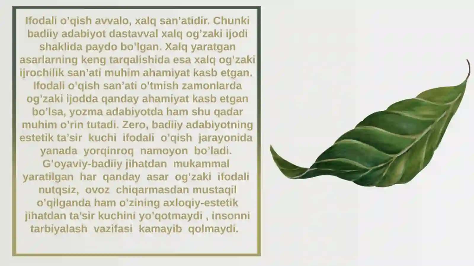 Ifodali òqish san'ati 3