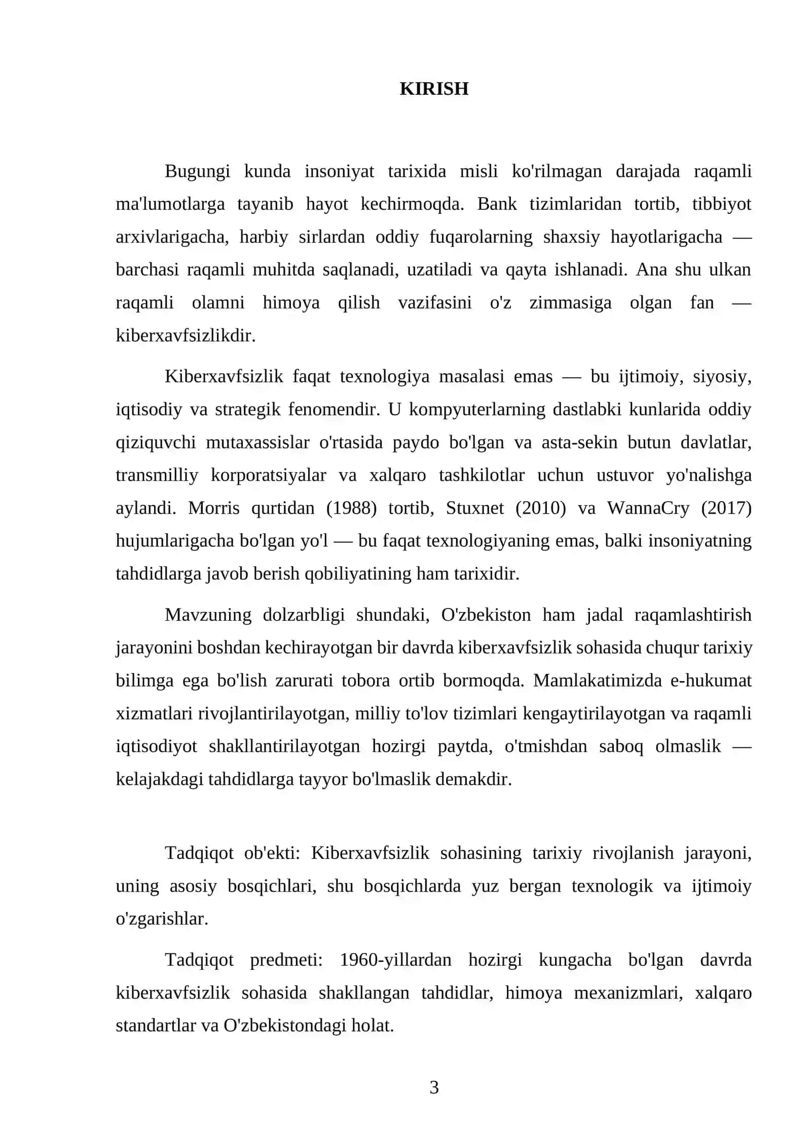 Kiberxavfsizlikning rivojlanish tarixi 3