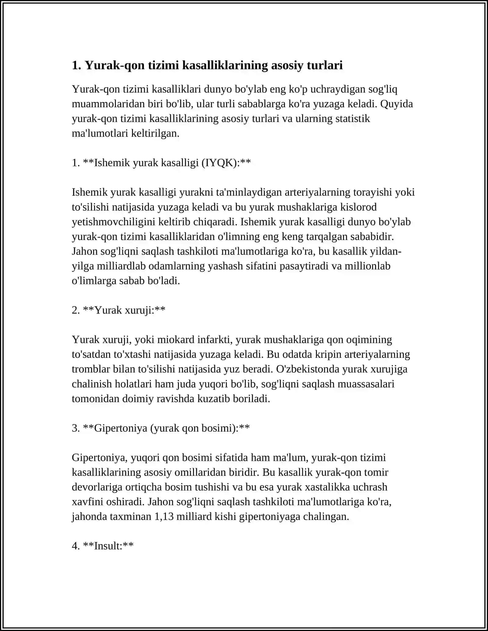 QARIYALARDA YURAK-QON TIZIMI KASALLIKLARIDA HAMSHIRALIK JARAYONINI OLIB BORISH 3