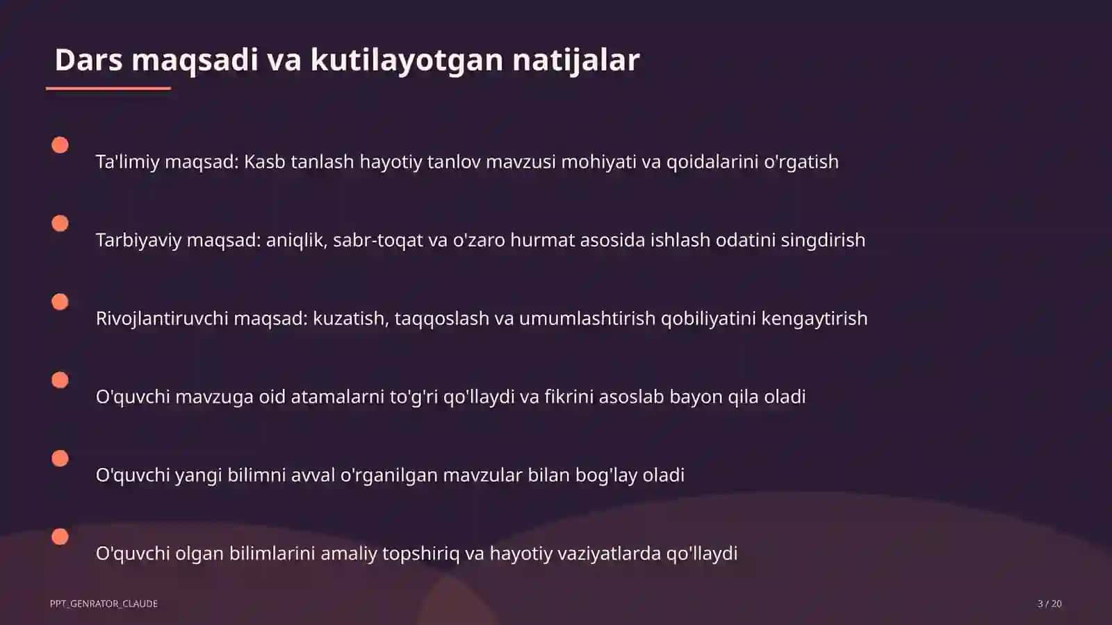 Kasb tanlash hayotiy tanlov (9-sinf) 3