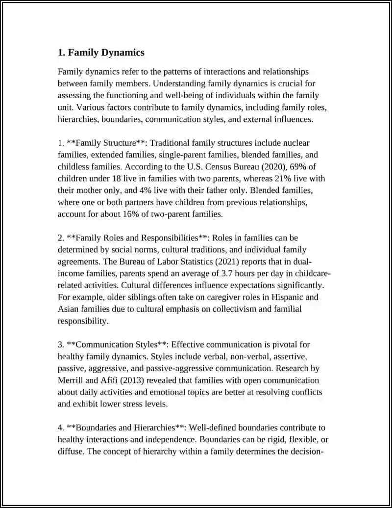 Family Dynamics 3